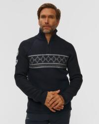 Amundsen Sports Pulover Cu Guler înaltt De Schi Pentru Bărbați Amundsen Boiled Ski Sweater Bleumarin