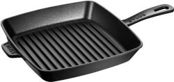 Staub Tigaie neagră din fontă, pentru grătar 26 × 26 cm Staub (ST12122623)