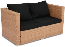 Garden Point Canapea cu 2 locuri technoratan Roma Garden Point miere (GAP418SO2)