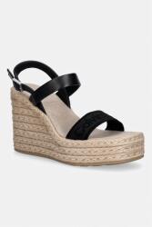 Calvin Klein sandale wedges WEDGE ESPAD 70 WEBBING LTH PPY2-OBD0FC_99X