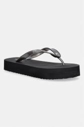 Calvin Klein șlapi pentru femei FLATFORM FLIP FLOP MET TPU PPY2-KLD01I_99X (HW0HW03120)