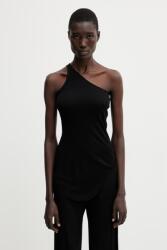 Rick Owens Lilies top női viszkóz - fekete S