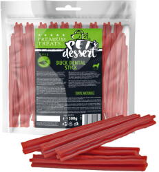 Pet's Dessert Hrana pentru caini Pet s Dessert Dog Duck Dental Stick 500g LSDC-35 (1107)