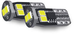 Phonocar 07710 Professzionális LED izzó W3W/W5W T10, 2, 6W, 6000K, IP65, tiszta fehér fény, autós CAN BUS kompatibilitás