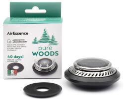 Phonocar 049741 Prémium Solar illatosító készlet pureWoods aromakapszulával, automatikus forgás, 40 napos frissesség, AirEssence technológia, autós aromaterápia