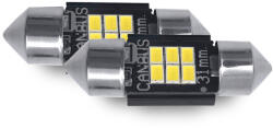 Phonocar 07701 Professzionális LED C5W izzó 31mm, 1, 9W, 12V, IP65, tiszta fehér fény, prémium autós világítás