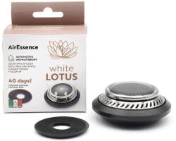 Phonocar 049742 Prémium Solar illatosító készlet whiteLotus aromakapszulával, automatikus forgás, 40 napos frissesség, AirEssence technológia, autós aromaterápia