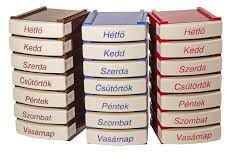 SALUS Gyógyszeradagoló heti medi box kék emeletes