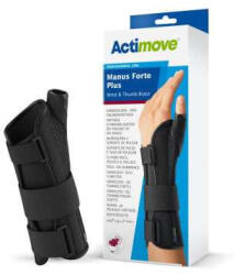  Actimove Manus Forte Plus Csukórögzítő Hüvelykujjtámasszal Jobb-Bal XS-XL Méretek - plazapatika