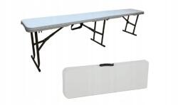 Bestent Bancă catering pliabilă 180cm 2 buc (Ławka Cateringowa 180 biała)