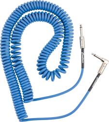 Fender Contour 30 Coiled Cable Lake Placid Blue - 9 méter hangszerkábel