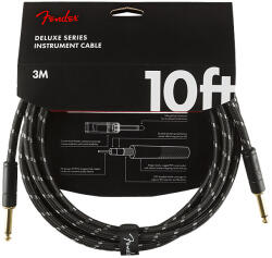 Fender Deluxe Series 3m Black Tweed Egyenes hangszer kábel