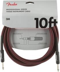 Fender Professional Series egyenes végű hangszerkábel, 3 m