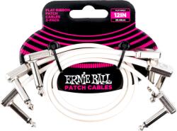Ernie Ball 6386 Flat Ribbon 30 cm fehér patchkábel szett - gitarcentrum