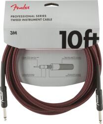 Fender Professional Red Tweed egyenes végű hangszerkábel, 3 m