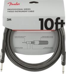 Fender Professional Series White Tweed egyenes végű hangszerkábel 3 m
