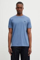Fred Perry férfi pamut T-shirt - kék S