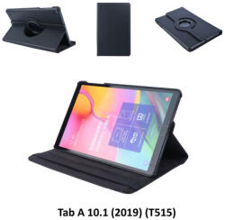  Tablettok Samsung Galaxy Tab A 10.1 2019 (SM-T510, SM-T515) - fekete fordítható műbőr tablet tok