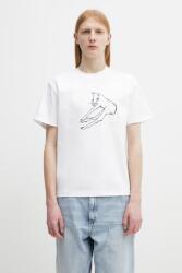 Heliot Emil t-shirt férfi pamut - fehér M