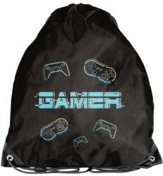 PASO Gamer Star tornazsák fiúknak, fekete