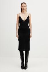 Rick Owens Lilies nyári viszkóz ruha - fekete L