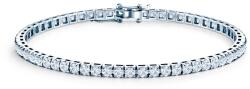 SAVICKI Тенис гривна, бяло злато 585, бели сапфири 2.360К, 3.0mm. 17cm