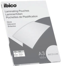 Ibico Lamináló fólia IBICO A/3 303x426mm 100 mikron fényes 100/dob (627312) - robbitairodaszer