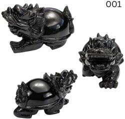  Broasca Dragon Obsidian 120-145x80x60-80mm Feng Shui Protectie