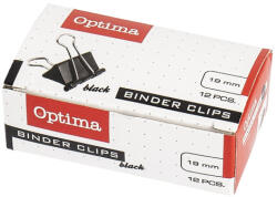 Optima Binder csipesz OPTIMA 19 mm 12 darabos (122151) - fotoland
