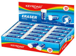 Keyroad Radír, PVC 30 db/display Keyroad - papirx