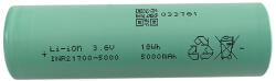 EVE INR21700 50PL tölthető nagy terhelhetőségű 125A li-ion akkumulátor 5000 mAh kapacitással B grade - zöld
