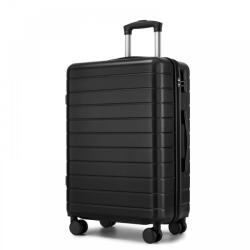 Konofactory Fekete elegáns műanyag bőrönd „Hawai - M, L, XL méret (K2691solo-black-HU)