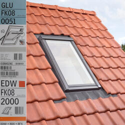 VELUX Fereastra VELUX GLU 66X140 0051 + Rama EDW 2000 (VELUX GLU FK08 0051 + EDW 2000)