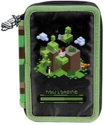 PASO Penar copii cu trei compartimente, echipat cu rechizite, model Gaming adventure - Paso Penar