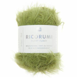 Rico Ricorumi Furry Furry - 018 Olive - zöld szőrös fonalszál