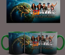  Scorpions Tour bögre (Zöld)