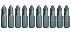 Gadget Set 10 biti surubelnita S2 PH1 25 mm din otel tratat Gadget (390710) Surubelnita