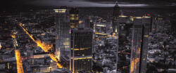 Consalnet View City Aerial of Frankfurt poszter, fotótapéta (250 x 104 cm) (C1-329VEP)