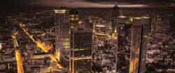 Consalnet View City Aerial of Frankfurt poszter, fotótapéta (250 x 104 cm) (C1-327VEP)