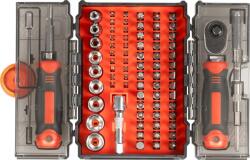 Strend Pro Set surubelnita cu clichet Strend Pro Premium, 78 piese (2255146) Surubelnita