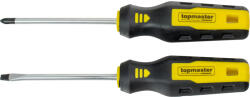Topmaster Professional Set surubelnite PH2 si SL5 Top Master Pro, 2 piese pentru uz general (223220) Surubelnita