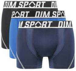 DIM SPORT MICROFIBRE BOXER 3x - Мъжки спортни боксерки 3 броя - черен - син DIM | Sin | МЪЖЕ | L