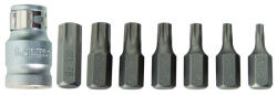 Topmaster Professional Set biti Torx T20-T55, 8 piese, otel S2, cu adaptor Top Master Pro (330325) Surubelnita
