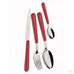 Inoxriv Set tacam Cinzia 24 ps. rosu (61375020.0-1) Tacam