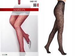 Marilyn Női necc virág mintás harisnyanadrág Charly G002 1/2
