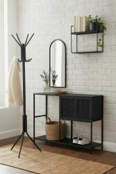 Unic Spot Cuier Pegas, negru, 46x46x170 cm