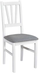 Unic Spot Scaun living/bucatarie Bosini 5, alb/gri, 40x43x94 cm, UnicSpot