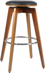 Unic Spot Scaun bar Hermes, negru, 58x58x77 cm