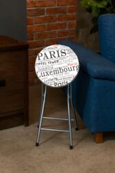 Unic Spot Taburet pliant Cosmo Paris, alb, 30x30x50 cm Raft