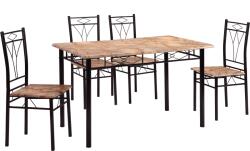 Unic Spot Set masa Vera cu 4 scaune, mozaic, 120x70x74 cm